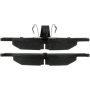CENTRIC PARTS 104.10611 Posi Quiet Semi-Metallic Brake Pads with Hardware