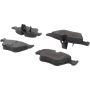 CENTRIC PARTS 104.10612 Posi Quiet Semi-Metallic Brake Pads with Hardware