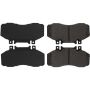 CENTRIC PARTS 104.10620 Posi Quiet Semi-Metallic Brake Pads