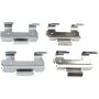 CENTRIC PARTS 104.10640 Posi Quiet Semi-Metallic Brake Pads with Hardware