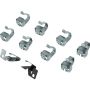 CENTRIC PARTS 104.10680 Posi Quiet Semi-Metallic Brake Pads with Hardware