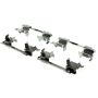 CENTRIC PARTS 104.10750 Posi Quiet Semi-Metallic Brake Pads with Hardware