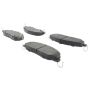 CENTRIC PARTS 104.10810 Posi Quiet Semi-Metallic Brake Pads with Hardware