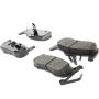 CENTRIC PARTS 104.10870 Posi Quiet Semi-Metallic Brake Pads with Hardware