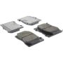 CENTRIC PARTS 104.10910 Posi Quiet Semi-Metallic Brake Pads with Hardware