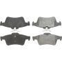 CENTRIC PARTS 104.10950 Posi Quiet Semi-Metallic Brake Pads with Hardware