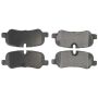 CENTRIC PARTS 104.10991 Posi Quiet Semi-Metallic Brake Pads with Hardware