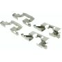 CENTRIC PARTS 104.11010 Posi Quiet Semi-Metallic Brake Pads with Hardware