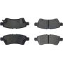 CENTRIC PARTS 104.11010 Posi Quiet Semi-Metallic Brake Pads with Hardware