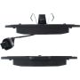 CENTRIC PARTS 104.11070 Posi Quiet Semi-Metallic Brake Pads with Hardware