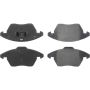 CENTRIC PARTS 104.11072 Posi Quiet Semi-Metallic Brake Pads with Hardware