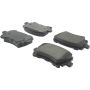 CENTRIC PARTS 104.11080 Posi Quiet Semi-Metallic Brake Pads with Hardware