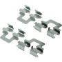 CENTRIC PARTS 104.11080 Posi Quiet Semi-Metallic Brake Pads with Hardware