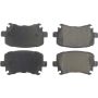 CENTRIC PARTS 104.11080 Posi Quiet Semi-Metallic Brake Pads with Hardware