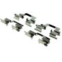 CENTRIC PARTS 104.11081 Posi Quiet Semi-Metallic Brake Pads with Hardware