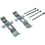 CENTRIC PARTS 104.11160 Posi Quiet Semi-Metallic Brake Pads with Hardware
