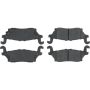 CENTRIC PARTS 104.11200 Posi Quiet Semi-Metallic Brake Pads with Hardware