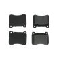 CENTRIC PARTS 104.11210 Posi Quiet Semi-Metallic Brake Pads with Hardware