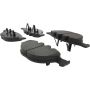 CENTRIC PARTS 104.11510 Posi Quiet Semi-Metallic Brake Pads with Hardware