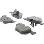 CENTRIC PARTS 104.11700 Posi Quiet Semi-Metallic Brake Pads with Hardware