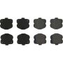 CENTRIC PARTS 104.11851 Posi Quiet Semi-Metallic Brake Pads