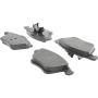 CENTRIC PARTS 104.11860 Posi Quiet Semi-Metallic Brake Pads with Hardware