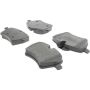 CENTRIC PARTS 104.12040 Posi Quiet Semi-Metallic Brake Pads with Hardware