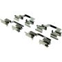 CENTRIC PARTS 104.12040 Posi Quiet Semi-Metallic Brake Pads with Hardware
