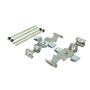 CENTRIC PARTS 104.12230 Posi Quiet Semi-Metallic Brake Pads with Hardware