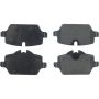 CENTRIC PARTS 104.12260 Posi Quiet Semi-Metallic Brake Pads with Hardware