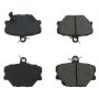 CENTRIC PARTS 104.12520 Posi Quiet Semi-Metallic Brake Pads