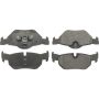 CENTRIC PARTS 104.12670 Posi Quiet Semi-Metallic Brake Pads with Hardware