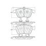 CENTRIC PARTS 104.12710 Posi Quiet Semi-Metallic Brake Pads