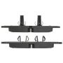 CENTRIC PARTS 104.12710 Posi Quiet Semi-Metallic Brake Pads