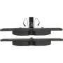 CENTRIC PARTS 104.12890 Posi Quiet Semi-Metallic Brake Pads with Hardware
