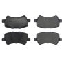 CENTRIC PARTS 104.13071 Posi Quiet Semi-Metallic Brake Pads with Hardware