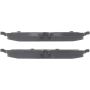 CENTRIC PARTS 104.13081 Posi Quiet Semi-Metallic Brake Pads with Hardware