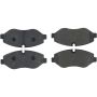 CENTRIC PARTS 104.13160 Posi Quiet Semi-Metallic Brake Pads with Hardware