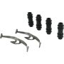 CENTRIC PARTS 104.13220 Posi Quiet Semi-Metallic Brake Pads with Hardware