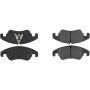 CENTRIC PARTS 104.13221 Posi Quiet Semi-Metallic Brake Pads with Hardware