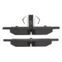CENTRIC PARTS 104.13411 Posi Quiet Semi-Metallic Brake Pads with Hardware