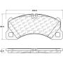CENTRIC PARTS 104.13490 Posi Quiet Semi-Metallic Brake Pads with Hardware