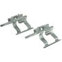 CENTRIC PARTS 104.13500 Posi Quiet Semi-Metallic Brake Pads with Hardware