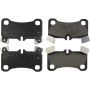 CENTRIC PARTS 104.13500 Posi Quiet Semi-Metallic Brake Pads with Hardware