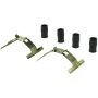 CENTRIC PARTS 104.13550 Posi Quiet Semi-Metallic Brake Pads with Hardware