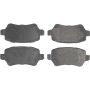 CENTRIC PARTS 104.13620 Posi Quiet Semi-Metallic Brake Pads with Hardware