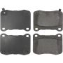 CENTRIC PARTS 104.13660 Posi Quiet Semi-Metallic Brake Pads
