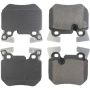 CENTRIC PARTS 104.13720 Posi Quiet Semi-Metallic Brake Pads with Hardware