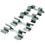 CENTRIC PARTS 104.13760 Posi Quiet Semi-Metallic Brake Pads with Hardware