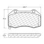 CENTRIC PARTS 104.13790 Posi Quiet Semi-Metallic Brake Pads with Hardware